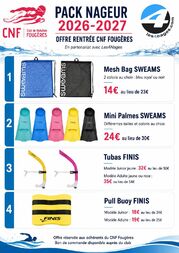 Pack nageur 26/27